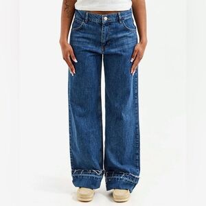 Women's Blue Flare & Wide Leg Jeans